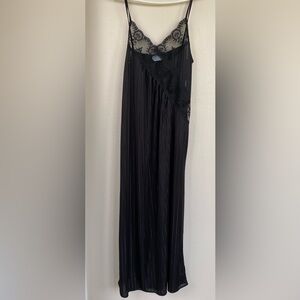 Vintage Black lace slip dress